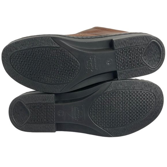 Finn Comfort New Shoes Mens Sz 10 Brown Camel Budapest 1212 Brogue $362 Loafer - Picture 12 of 13